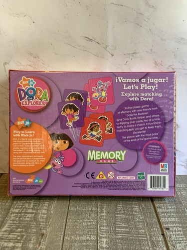 Dora the Explorer Memory Game Card Matching Nick Jr. Hasbro Milton Bradley - NEU - Bild 2 von 3