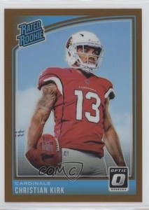 2018 Donruss Optic Rated Rookie Bronze Prizm Christian Kirk #163 Rookie RC