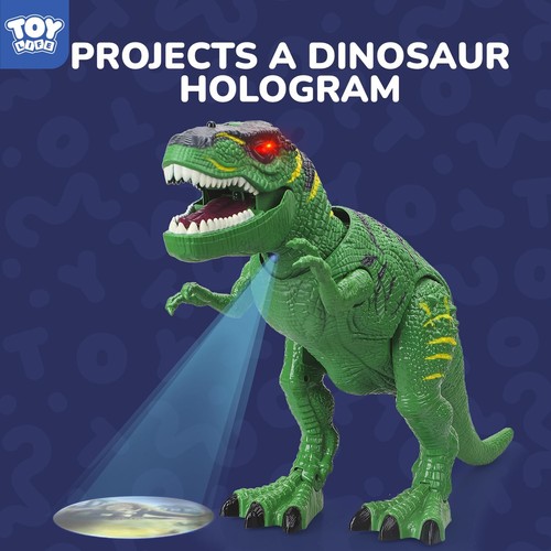 Remote Control Dinosaur Toys for Kids 3-5 5-7, Light Up & Realistic Roaring S... - Picture 4 of 9