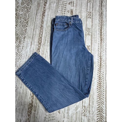Herren Vintage Y2K Polo Jeans Co Ralph Lauren Straight Leg Jeans 31x31 Blau Denim - Bild 9 von 10