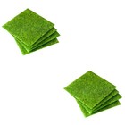  2 Pack Garden Ornaments Outdoor Artificial Moss for Crafting Grass Miniature