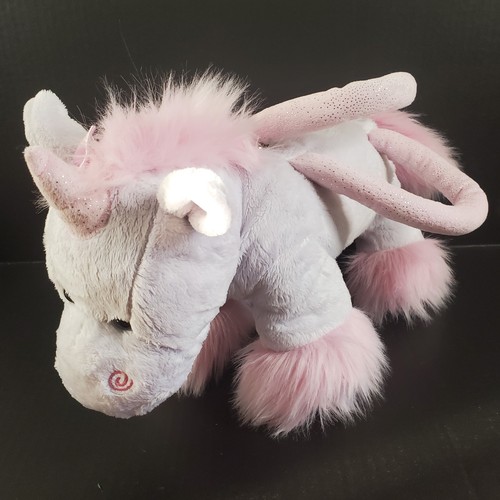 The Petting Zoo Pink White XL Plush Purse Bag Soft Stuffed Animal 18" L x 9" H - Picture 1 of 7