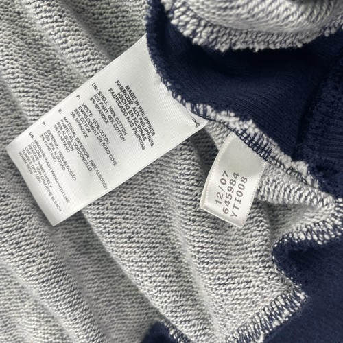 Adidas Originals Jacket Sweater Men Medium Navy 3-Stripes Trefoil Track Zip 2007 - Picture 12 of 17