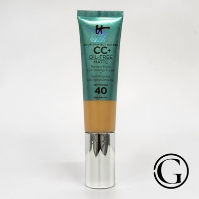IT COSMETICS CC+ Oil Free Matte Full Coverage Cream SPF 40 NEUTRAL MEDIUM MYX30W
