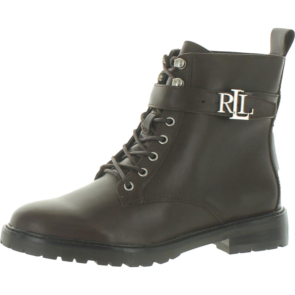 Женские ботильоны Elridge коричневого цвета Lauren Ralph Lauren 6.5 среднего размера (B,M) BHFO 8389