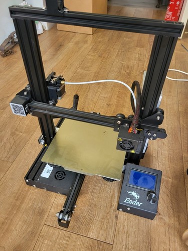Used Creality Ender 3 - 3D Printer W/Spare Mainboard & Screen Read description - Photo 2/8