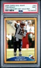 New Listing2009 Topps Tom Brady W2 GOLD REFRACTOR PSA 9 MINT
