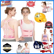 Back Brace Posture Corrector for Women,Adjustable Full Back Support and Shoul...