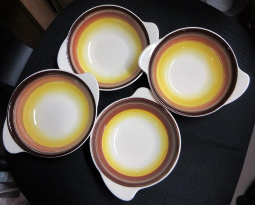 4 VERNONWARE, MEXICANA  LUG CEREAL BOWLS    Hard to FIND! - Picture 1 of 3