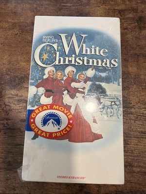 WHITE CHRISTMAS VHS NEW SEALED IRVING BERLIN'S BING CROSBY PARAMOUNT