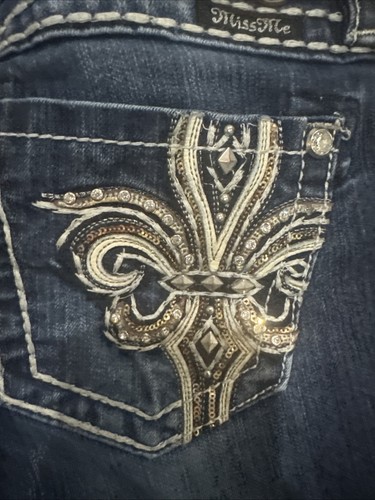 Miss Me Blue Denim Jeans Größe 30 - Bild 8 von 12