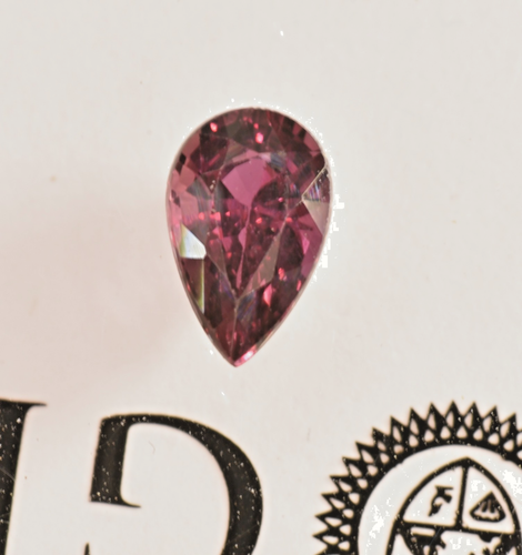GIA Certified Natural Ruby Loose Pear Shape Step Cut 1.06 ct. Purplish Red - Picture 12 of 12