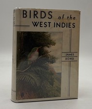 Birds of the West Indies James Bond First Edition 1st Printing 1936 HCDJ
