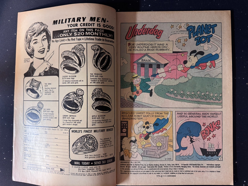 Charlton UNDERDOG #1 (1970) 1st Appearance of Underdog! VG CF top staple Read - Picture 8 of 18
