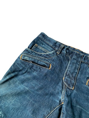 Balmain Paris Biker Jeans Mens W32 L31 Blue Designer - Imagen 5 de 17