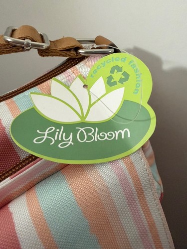 Lily Bloom Crossbody Bag Painted Stripe | Eco-Friendly Recycled KARMA BLOOM - Picture 5 of 8