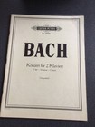 2 Piano Score/Bach BWV1061 C-dur [Peters]