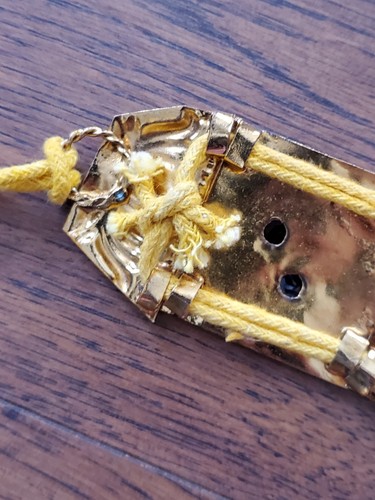 Vintage Gold Tone Metal Type Egyptian Or Buddha Belt??? - Picture 12 of 16