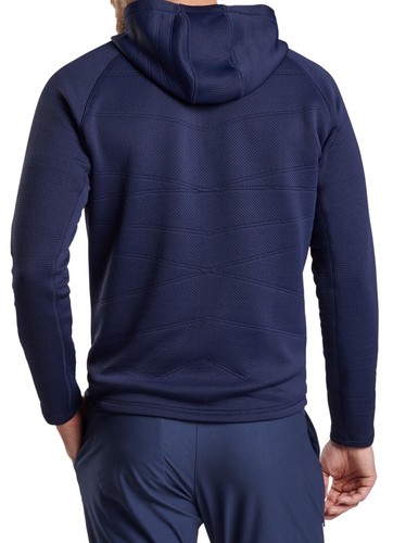 Peter Millar Orion Performance Quilted Full Zip Hoodie- NWT -$250 - Medium- Navy - Picture 2 of 11