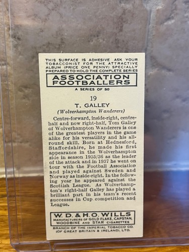 1939-40 Wills's Association Footballers (Pick Your Cards) - Bild 39 von 101