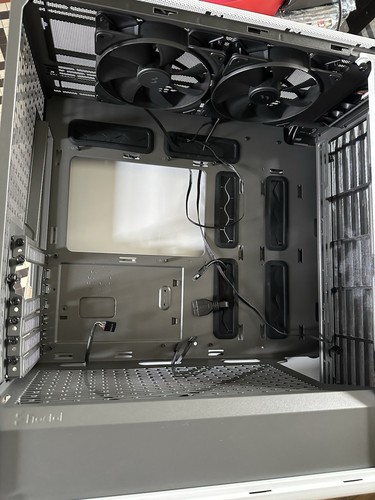 NEW/LIGHT DAMAGE@ Fractal North XL White Mid Tower Chassis Mesh Side Panel PFR46 - Picture 2 of 10