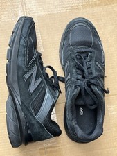 New Balance 990v5 Made In USA UK Size 9 In Black Decent Condition Black Suede