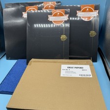 6x Great Papers! Black Classic Crest Certificate Cover; 5 ct.