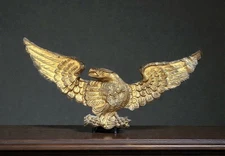19th Century Pressed Brass American Eagle
