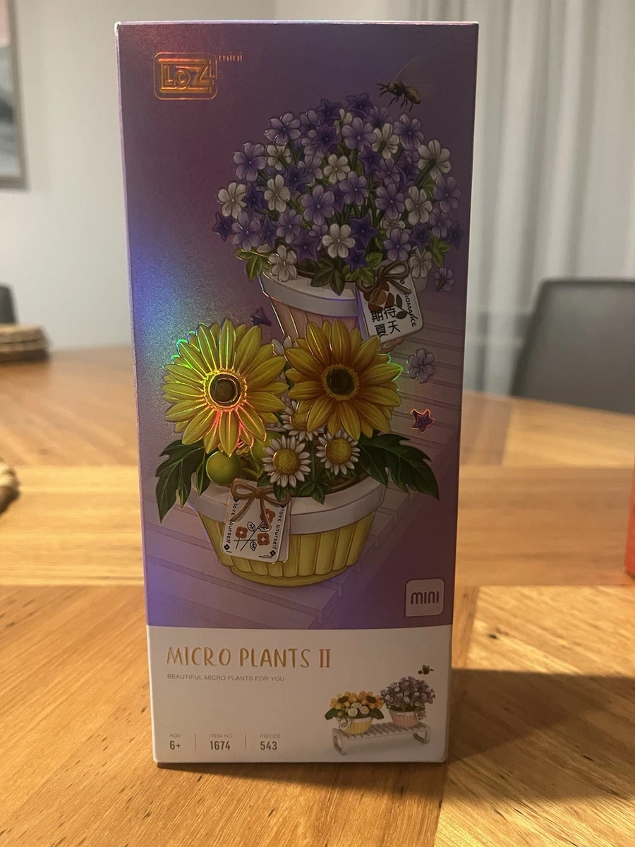 LOZ Micro Plants II 1674 Flower Pot Plants & Flowers Building Blocks Set 543pcs