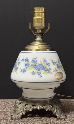 Brite Lite Lamps Hand Painted By The Artists Floral Table Desk Lamp