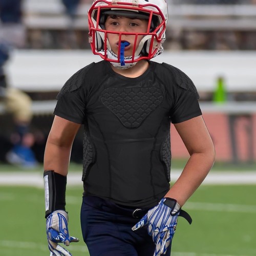 Youth Football Rib Protector Shirt - Impact Protection - Picture 10 of 10