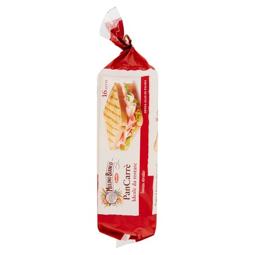 Mulino Bianco Pan Carrè Pane Ideale per Toast 16 fette 285g - Foto 7 di 11