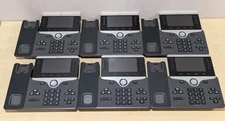 Lot of 6 Cisco IP Phones CP-8841 Without Stands And Receivers Tested Working