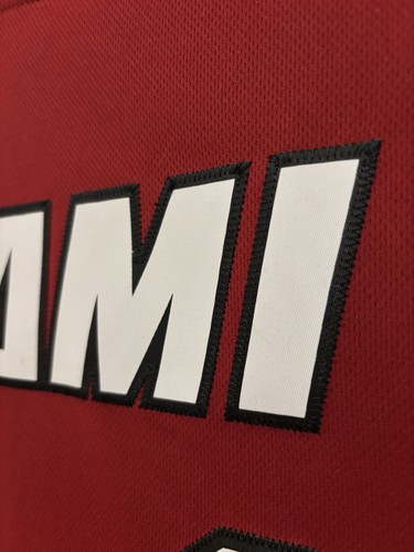 Dwyane Wade Miami Heat Adidas Swingman Jersey Red Away Mens Large L - Bild 9 von 17