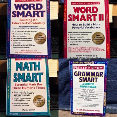 Word Smart, Word Smart 2, Grammar Smart and Math Smart