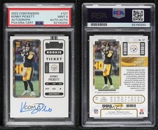 2022 Panini Contenders Ticket RPS Kenny Pickett #127 PSA 9 MINT Rookie Auto RC