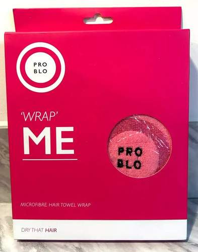 PRO BLO MICROFIBRE HAIR TOWEL WRAP PINK - Picture 2 of 2