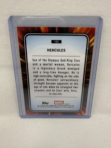Hercules #163 Spider Web #/399 - Marvel Topps Chrome 2025 - Foto 2 di 2
