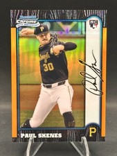 2024 Bowman Chrome Paul Skenes 25th Anniversary Orange Refractor RC #5/25