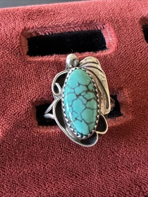 Thomas Tso (d.) Vintage Native American Navajo Turquoise Sterling Silver Bracelet Thomas Tso (d.) Vintage Native American Navajo Turquoise Sterling Silver Bracelet