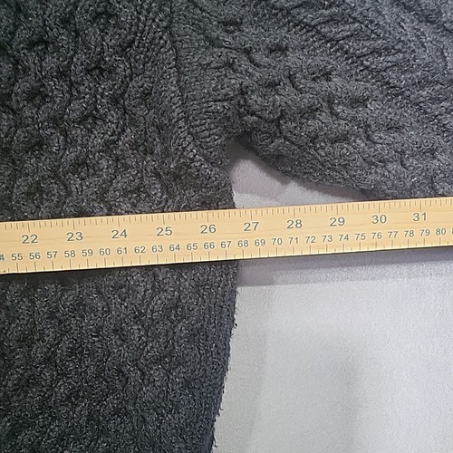 Fear of God Sweater Womens Medium Black Essentials Knit Hooded Long Sleeve - Picture 8 of 11