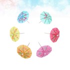 200 Pcs Umbrellas Picks Set Creative Beautiful Cocktail Drink Fruits Dessert