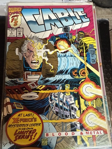 Cable #1-2 1992 MARVEL Limited Series +X-Force Youngblood #1 FlashBack Cable #1 - Picture 5 of 5