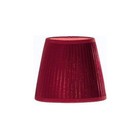 Clip on candle lamp shade  Burgundy for wall lights or chandeliers