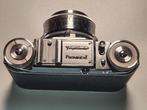 Voigtlander Prominent 35mm Rangefinder Camera No Customs Fees US - Picture 7 of 12