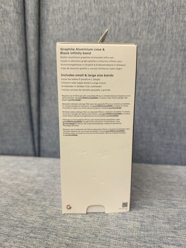 Fitbit Versa 4 Smartwatch - Graphite Aluminum with Black Band *Sealed* - Picture 2 of 4