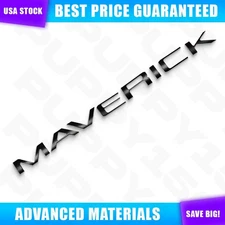 3D Rear Tailgate Insert Letters Emblems Fits For 2022-2025 Maverick Matte Black