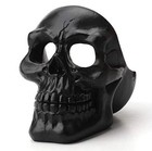 Skull Cigar & Cigrt Ashtray Smoking for Home, Office and Bar Black Pack Of 1 CA