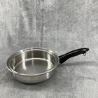 Vintage Colonial Ware Pot Pan 8.5 Inch Stainless Heavy Duty T-304S 5 ply USA