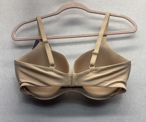 Women’s Auden Luxury Collection Light Lift Demi Bra Tan 36DD NEW! - Picture 4 of 5